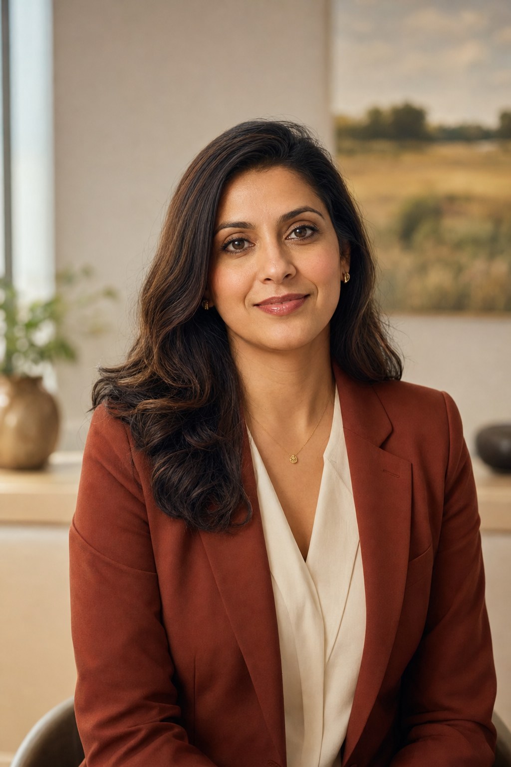 Editorial portrait of Priya Raman